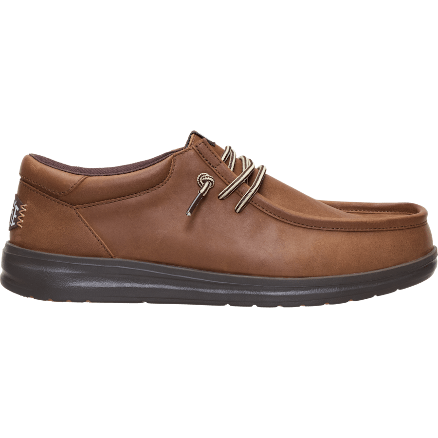 HEYDUDE Men's Paul Full Grain Leather Casual Shoes