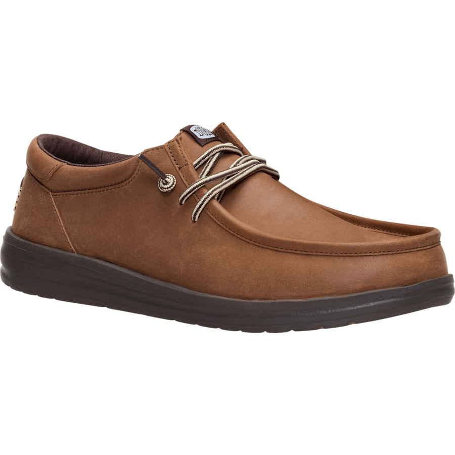 HEYDUDE Men's Paul Full Grain Leather Casual Shoes