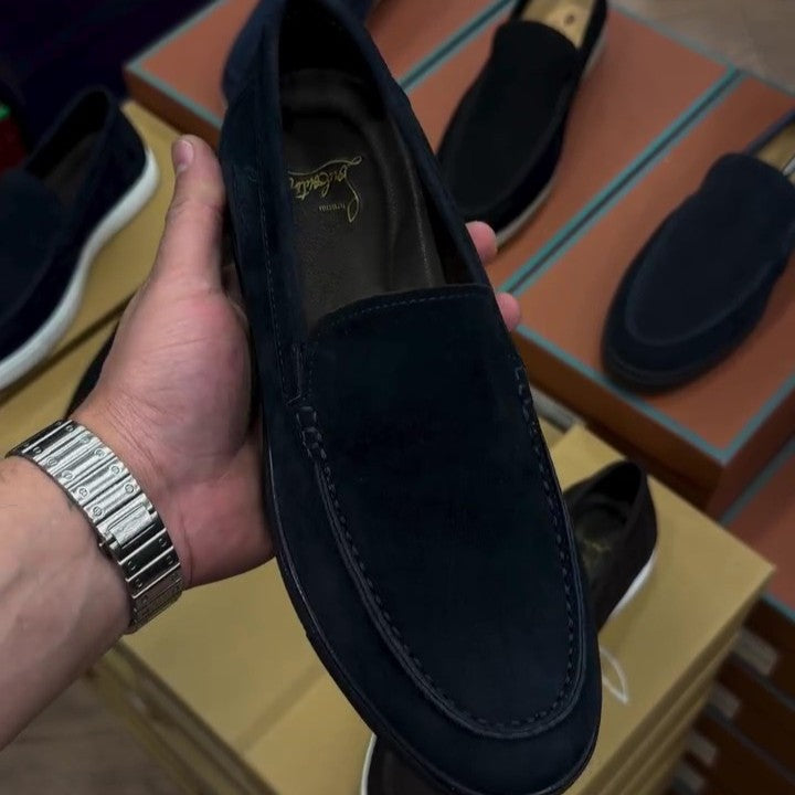 Italian Handmade Suede Men's Loafers