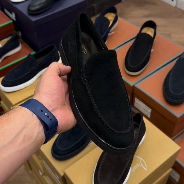 Italian Handmade Suede Men's Loafers