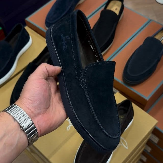 Italian Handmade Suede Men's Loafers