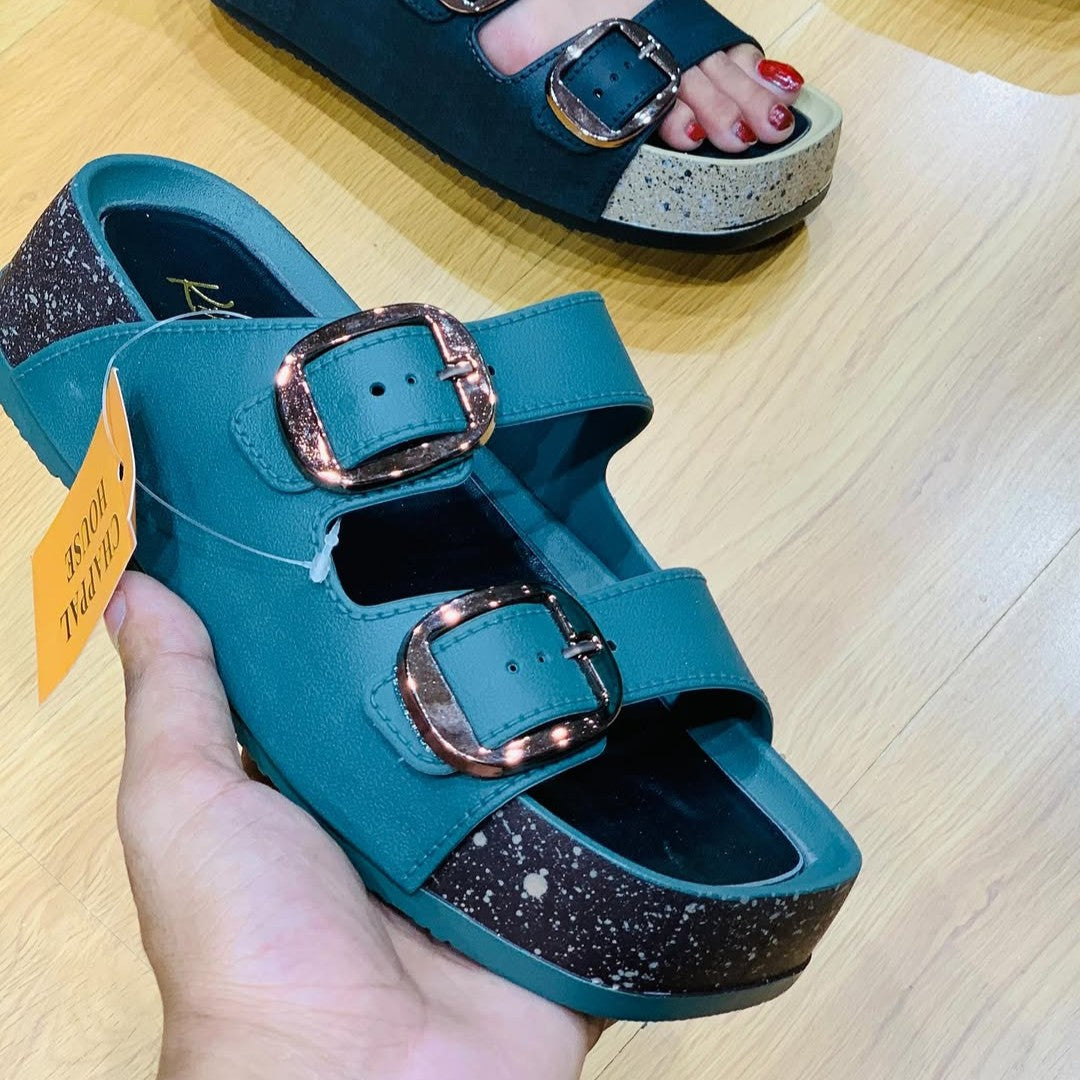 Women's Platform Orthopedic Buckle Slippers