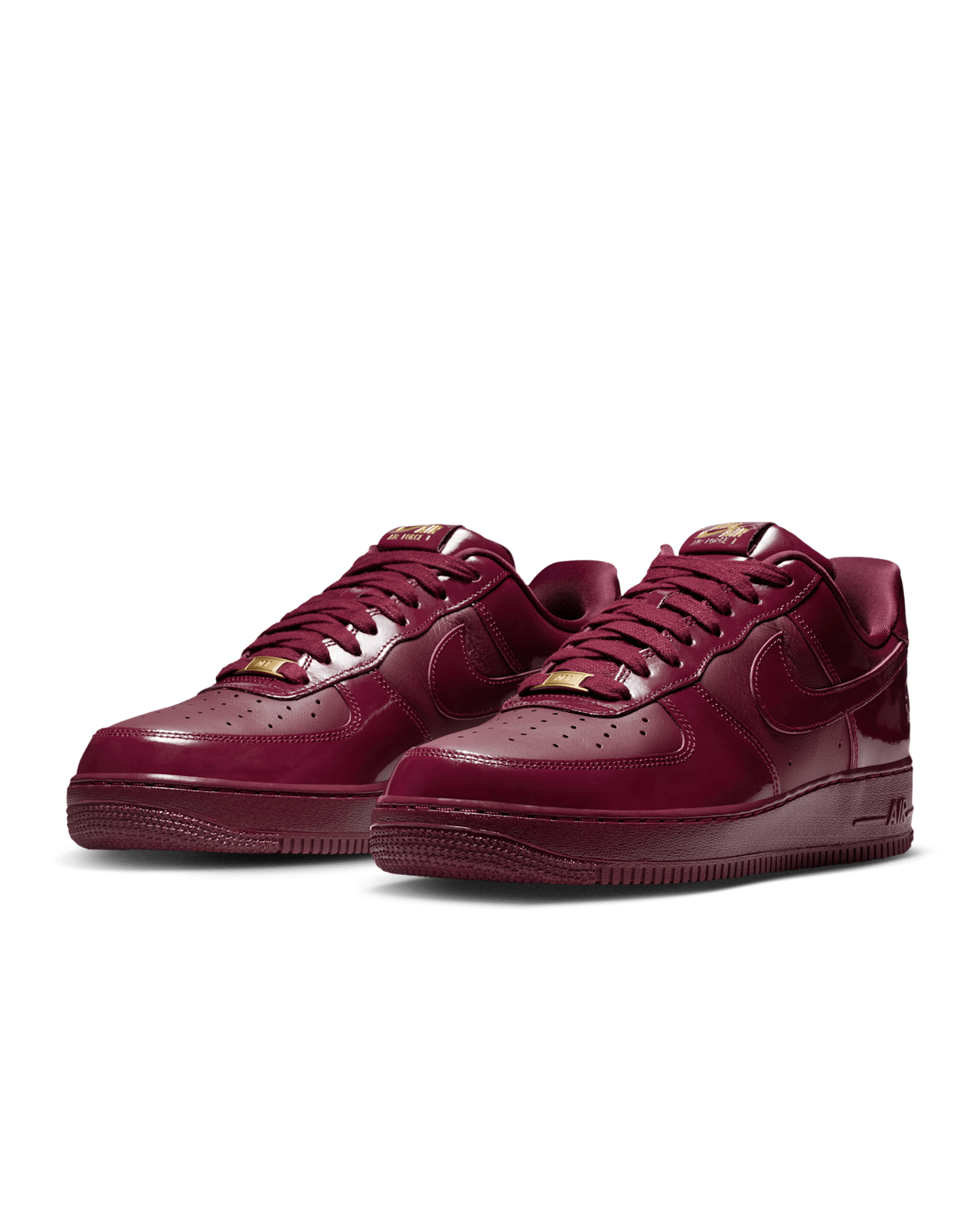 Dark Beetroot and Red Oxide Leather Sneakers