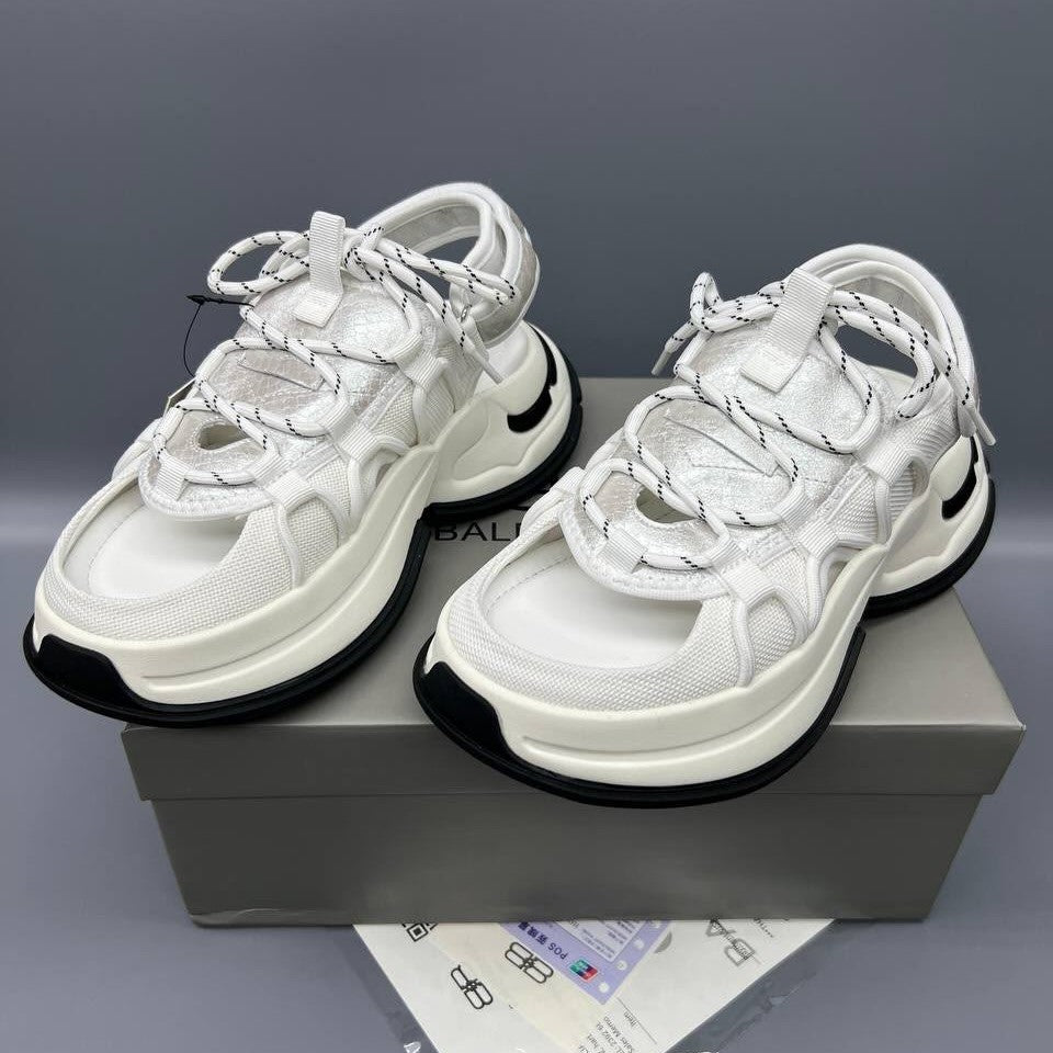 Air White Platform Triple S Styles Sandals
