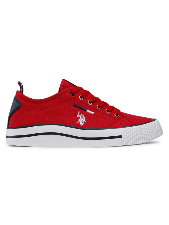 Polo Association Women's Red Canvas Shoes