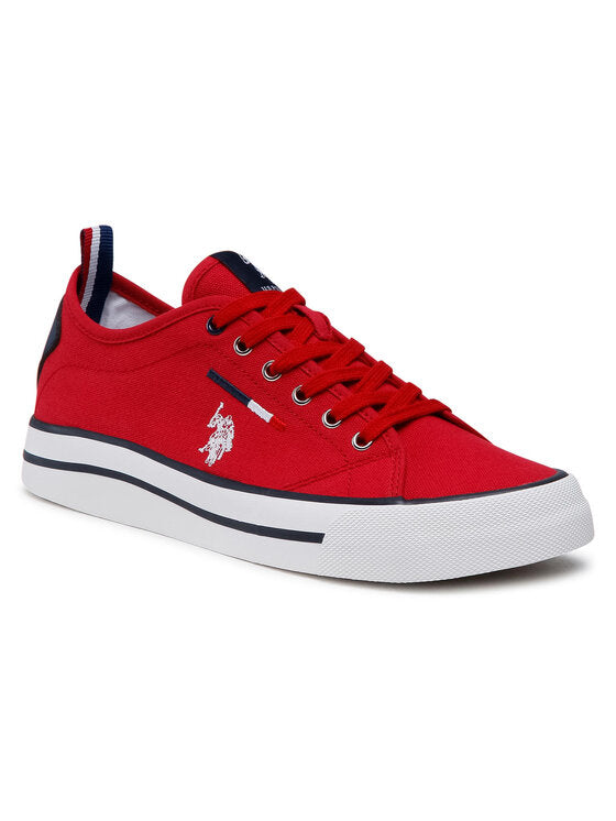 Polo Association Women's Red Canvas Shoes