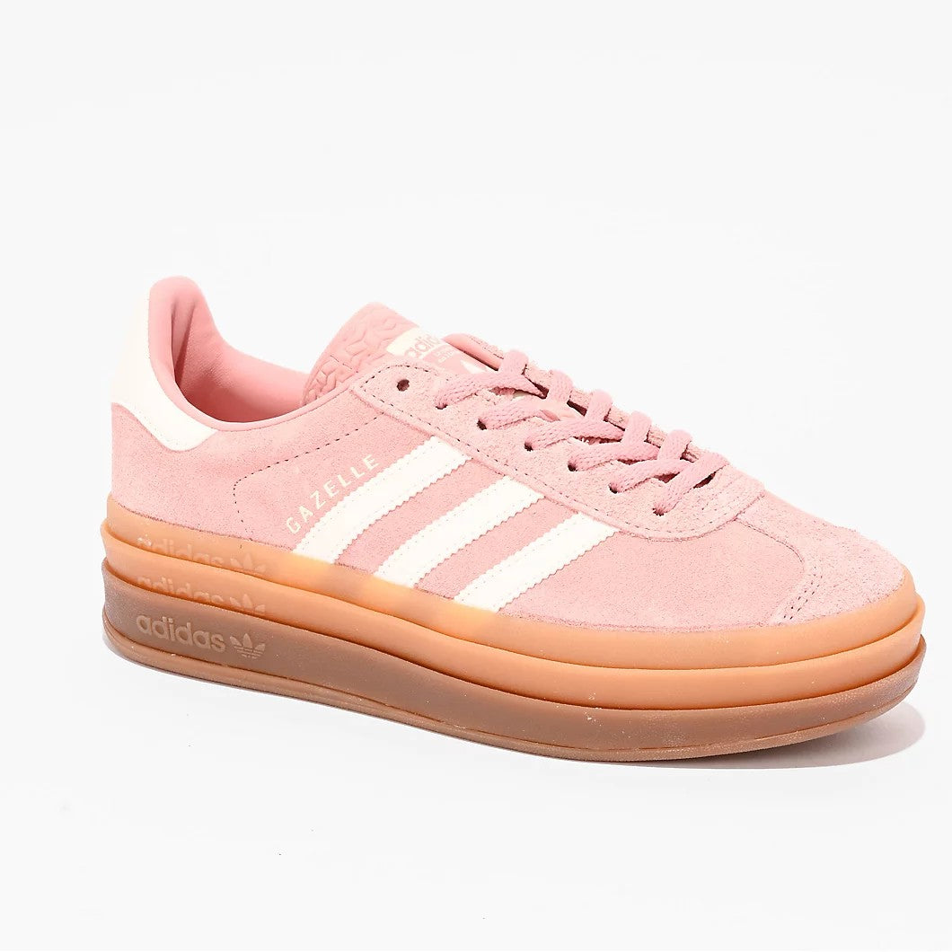Gazelle Bold Pink, White & Gum Platform Shoes