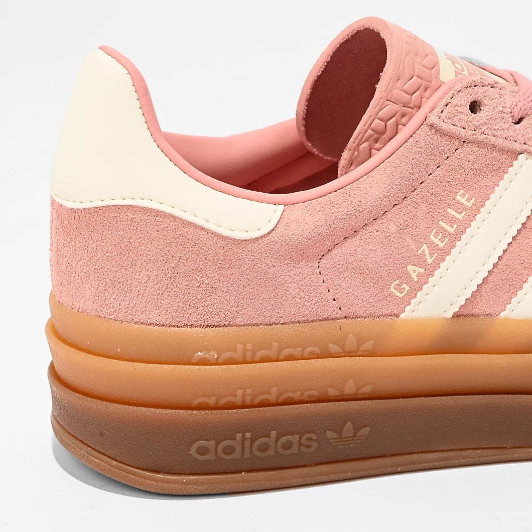 Gazelle Bold Pink, White & Gum Platform Shoes