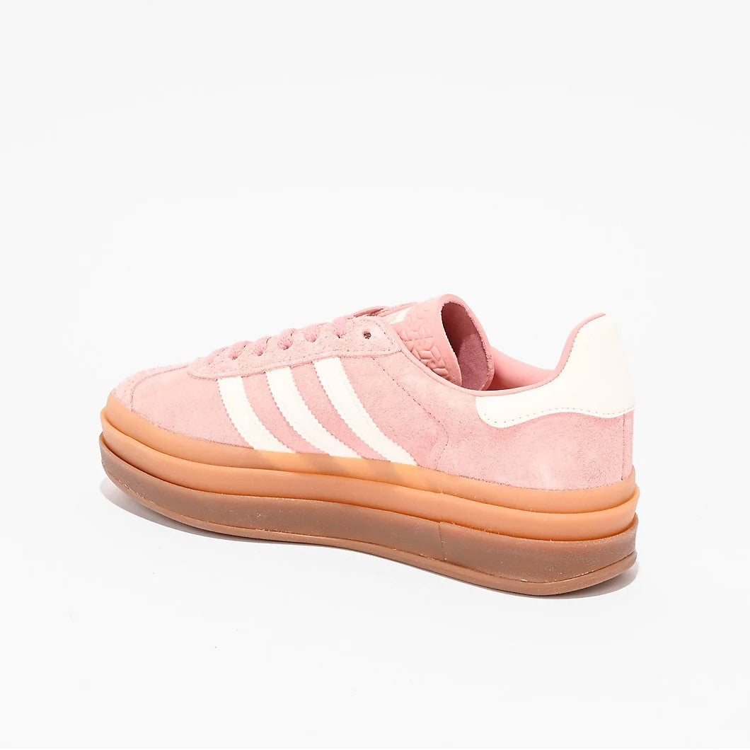 Gazelle Bold Pink, White & Gum Platform Shoes
