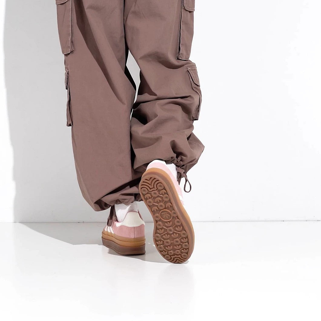 Gazelle Bold Pink, White & Gum Platform Shoes