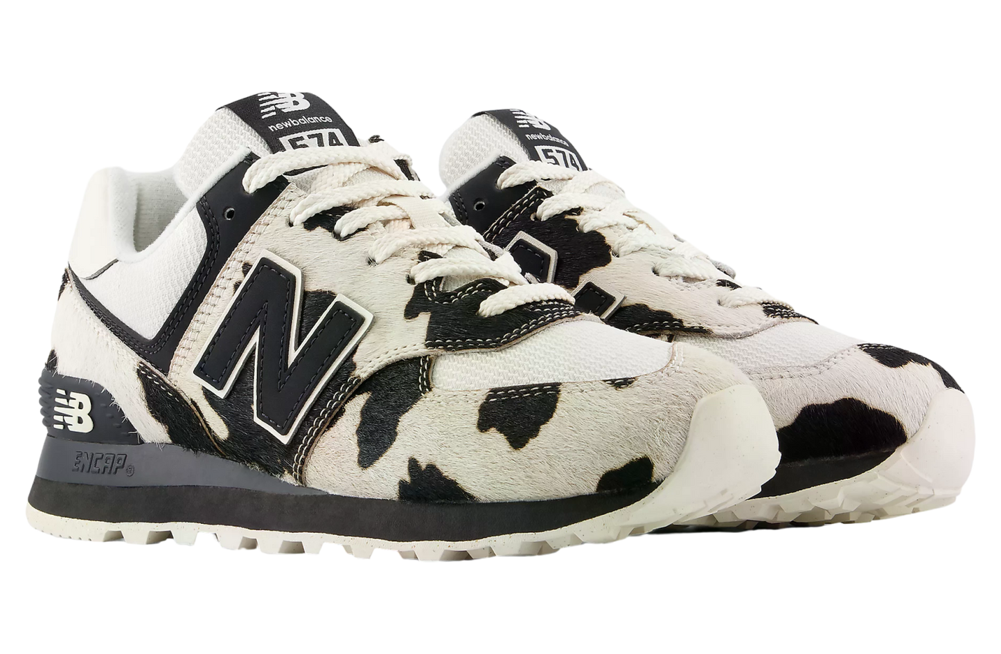 New B574 WMNS Black / Linen Classic Sneaker
