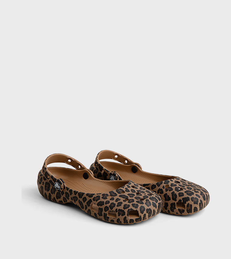 Ballet Leopard Print Sandals