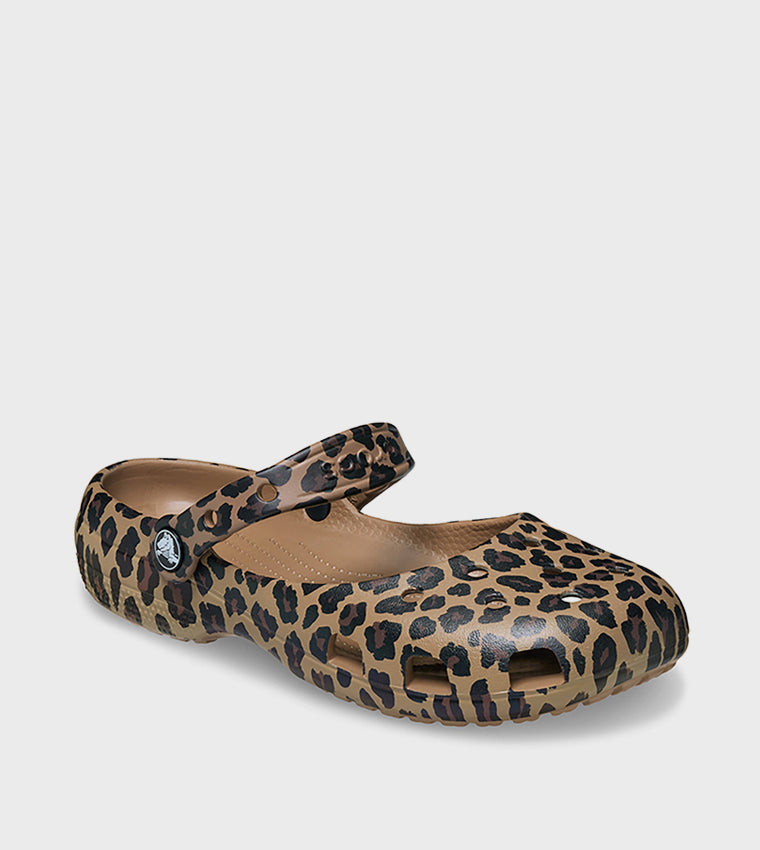 Ballet Leopard Print Sandals