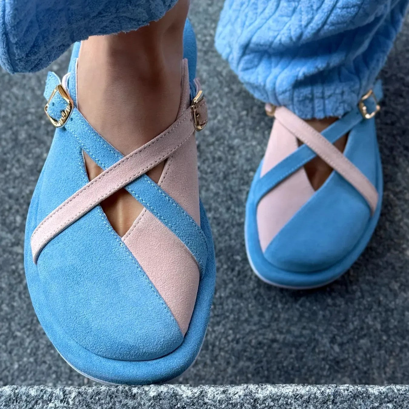 Women's Suede Leather Sandals
