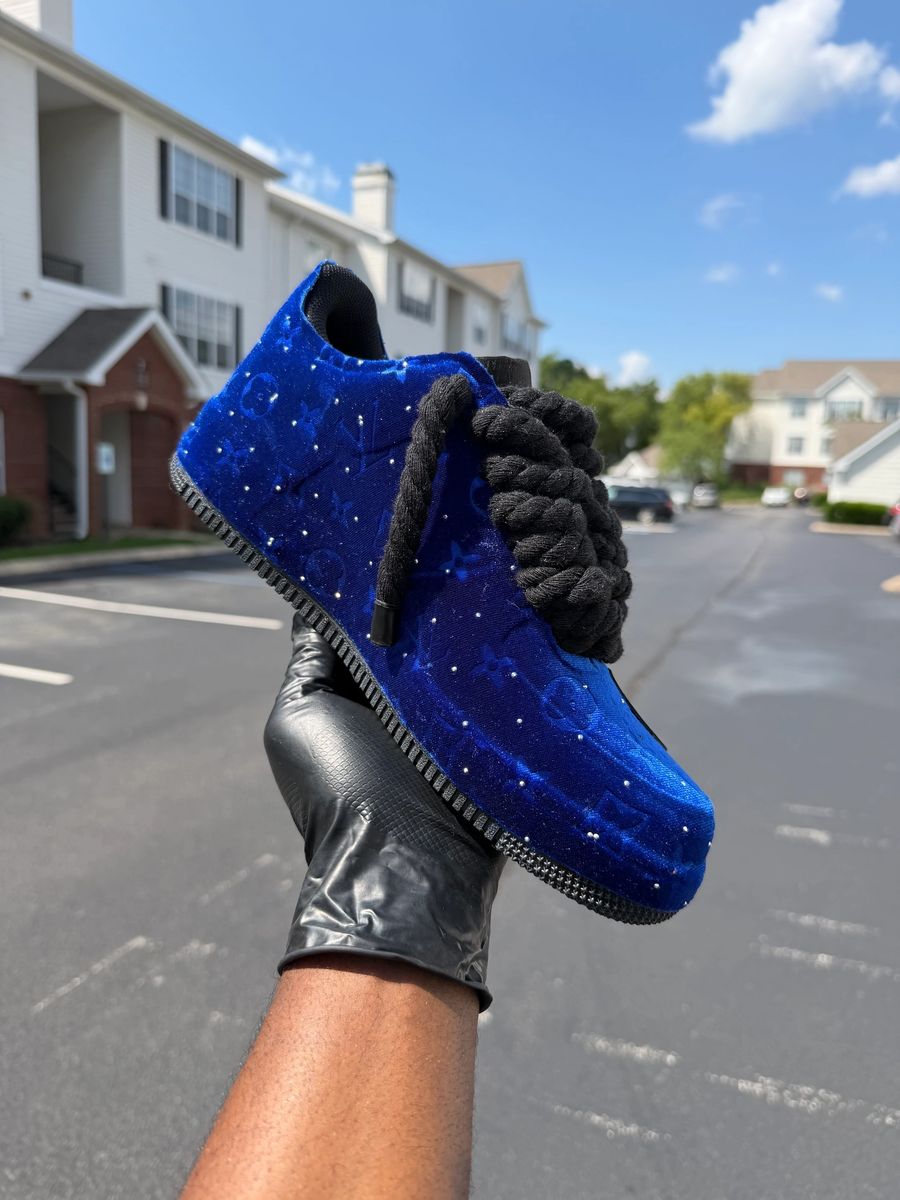 Blue Raspberry Timbs Sneakers
