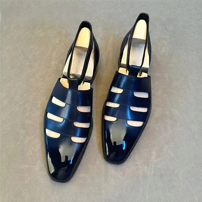 Prenium Calf Skin Dress Sandals For Men