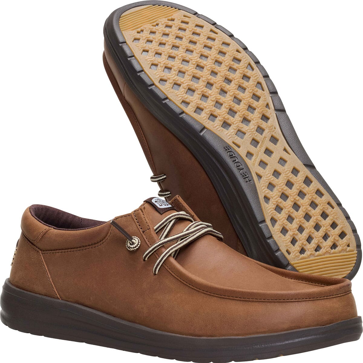 Paul Leather Casual Shoes - Robe Brown