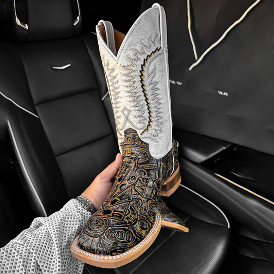 Men's Square Toe Western Cowboy Boots