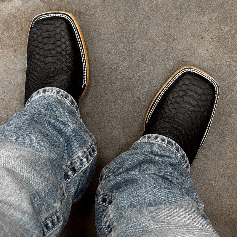 Men's Square Heel Boots