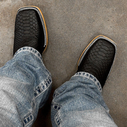 Men's Square Heel Boots