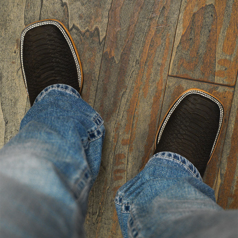 Men's Square Heel Boots