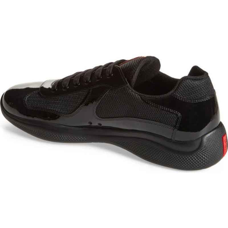 (🔥Last Day Promotion $20 OFF🎉)Patent Leather And Technical Fabric Sneakers