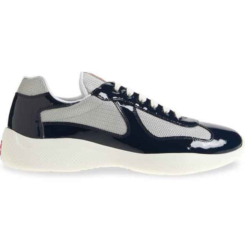 (🔥Last Day Promotion $20 OFF🎉)Patent Leather And Technical Fabric Sneakers