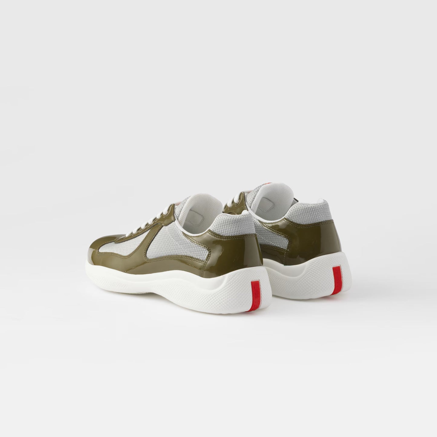 (🔥Last Day Promotion $20 OFF🎉)Patent Leather And Technical Fabric Sneakers