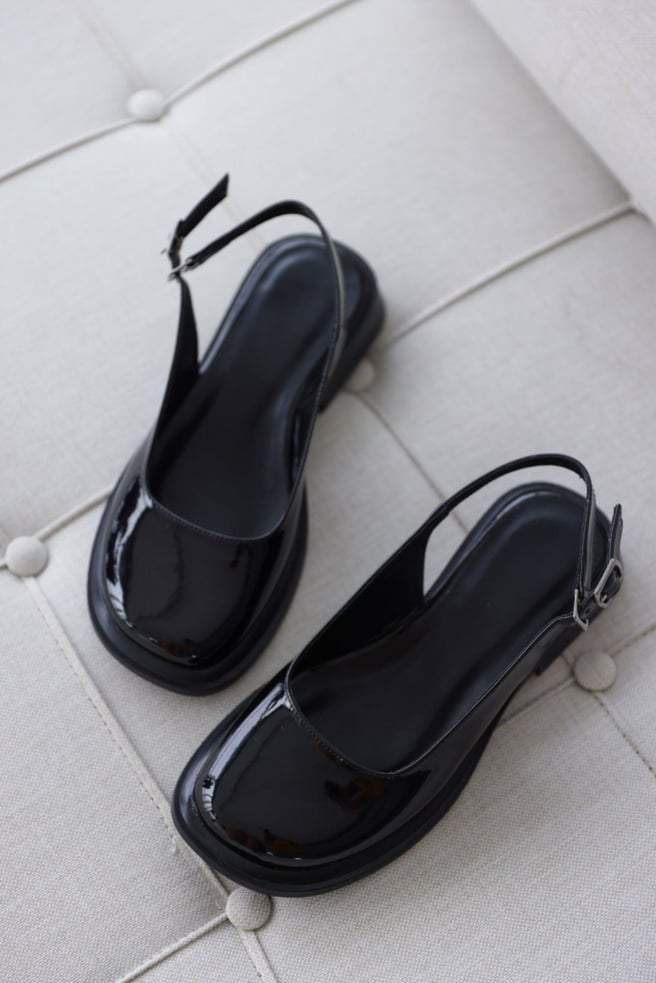 Low Heel Comfortable Leather Shoes
