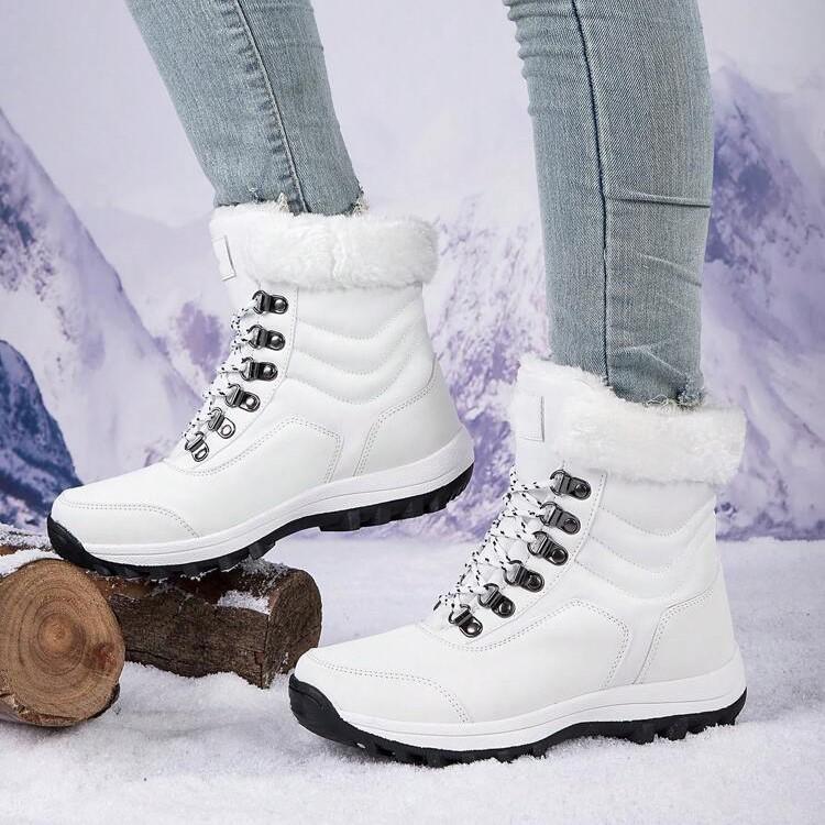 Women's Velvet Non-Slip Leather Boots