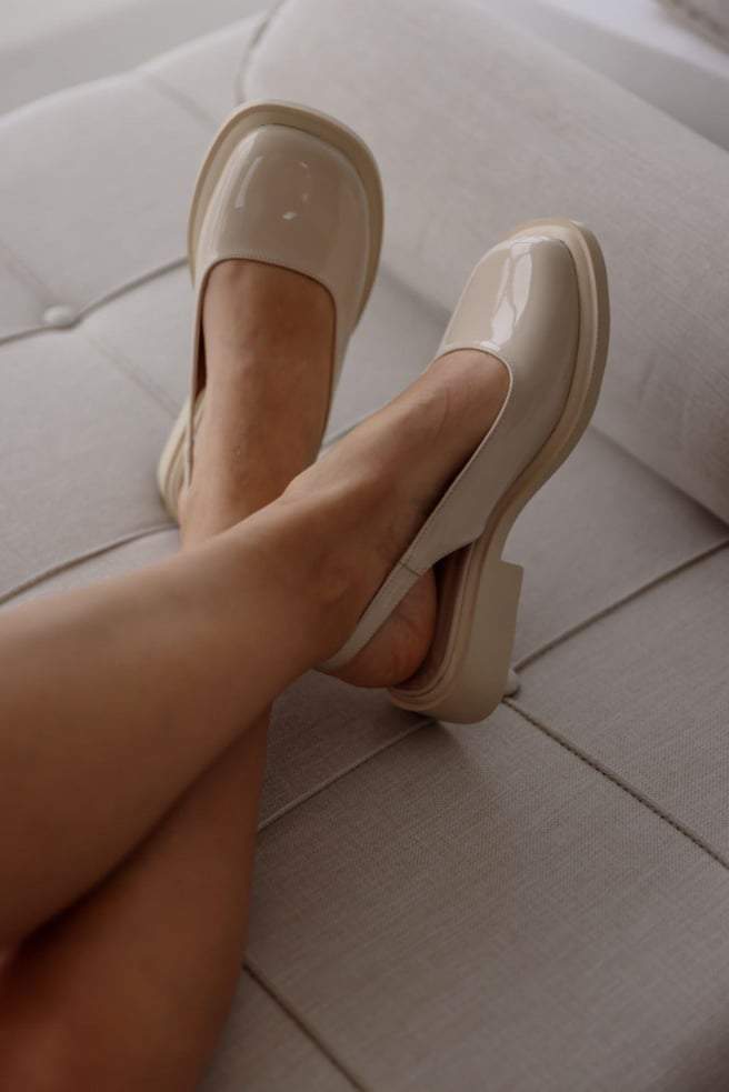 Low Heel Comfortable Leather Shoes