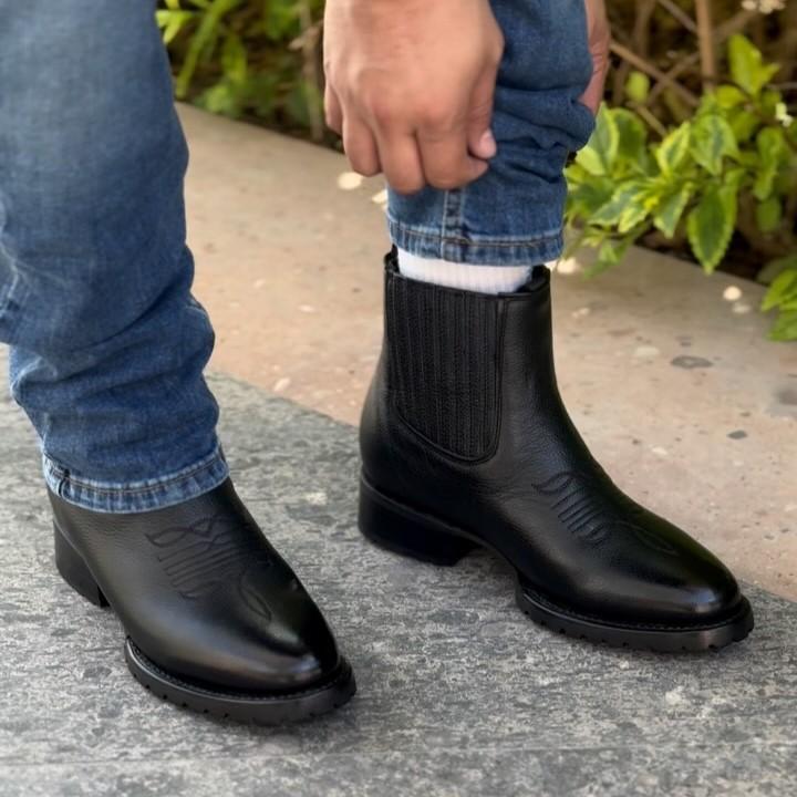 Men's Natural Deerskin Ultra Western Cowboy Boots