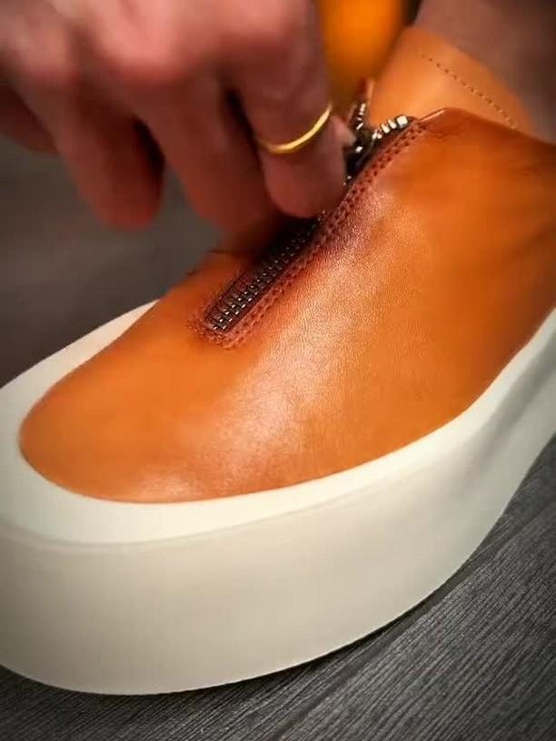 Retro Aged Casual Loafers