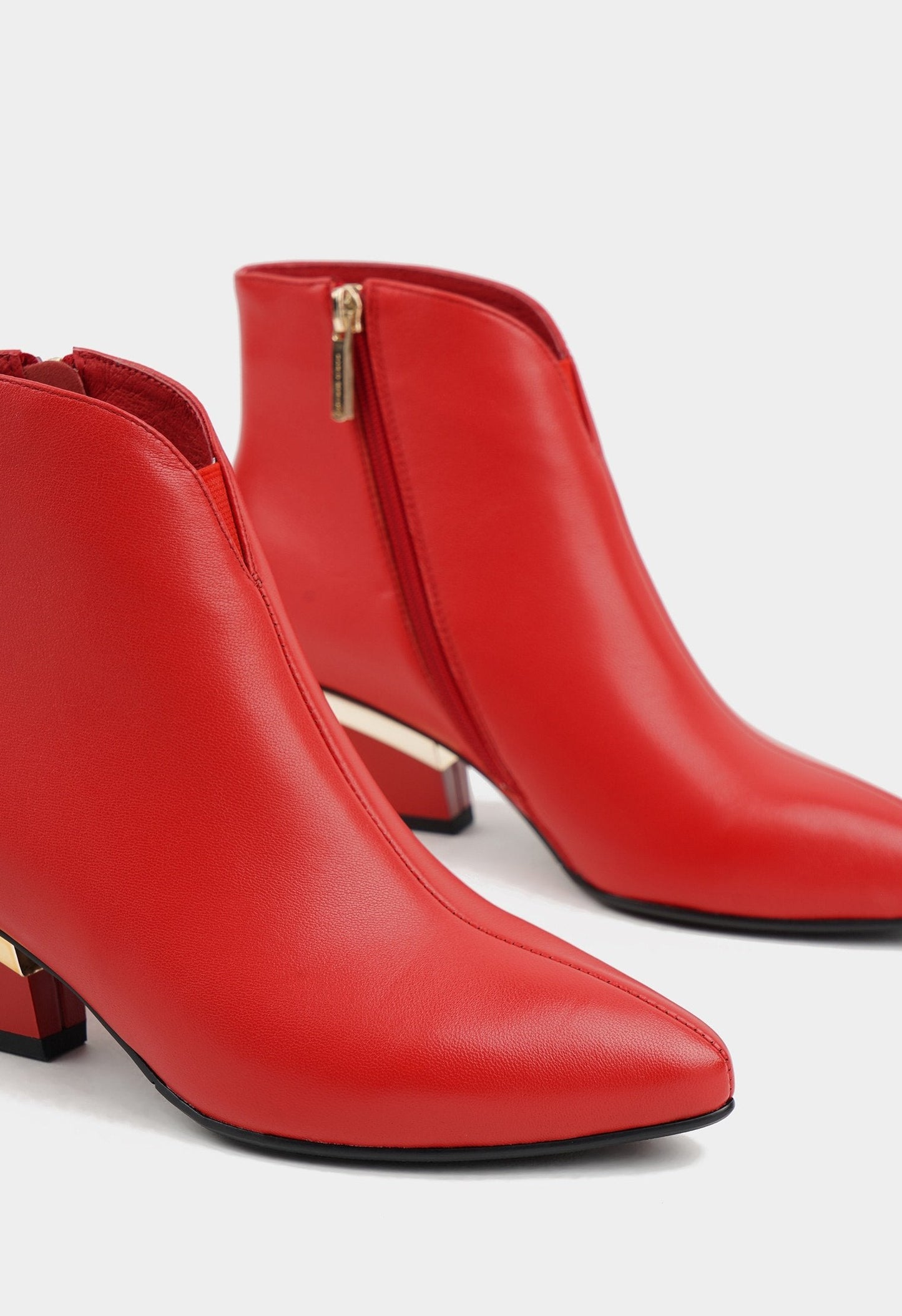 Women's Simple Leather Ankle Boots