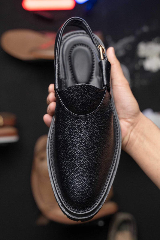 Leather Rubber Sole  Sandals