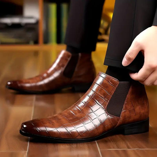 Elite Leather Chelsea Boots