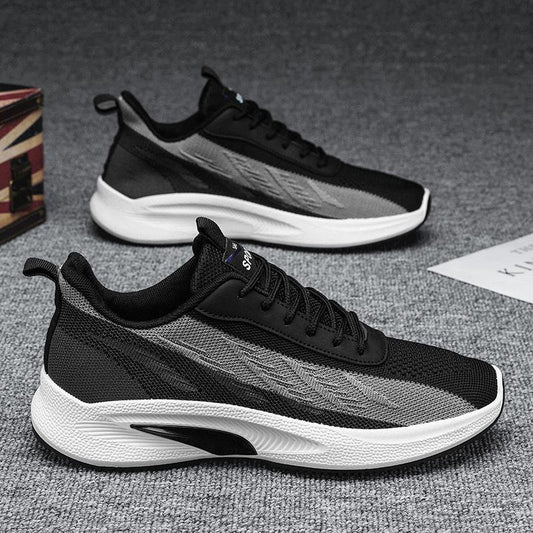 Men¡®s summer fly-knit lightweight casual breathable sneakers